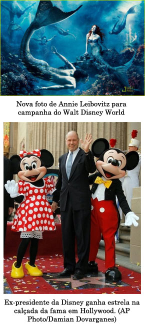 Juliane Moore e Michael Phelps estrelam nova foto da campanha da Disney