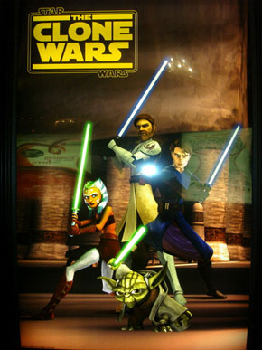 Warner divulg pôster de "Star Wars - The Clone Wars"