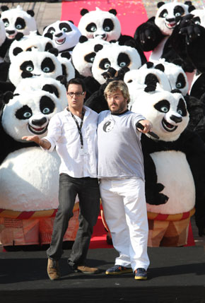 Lucio Mauro Filho aparece em Cannes para promover "Kung Fu Panda"