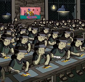 Banksy "dirige" abertura polêmica em "Os Simpsons"
